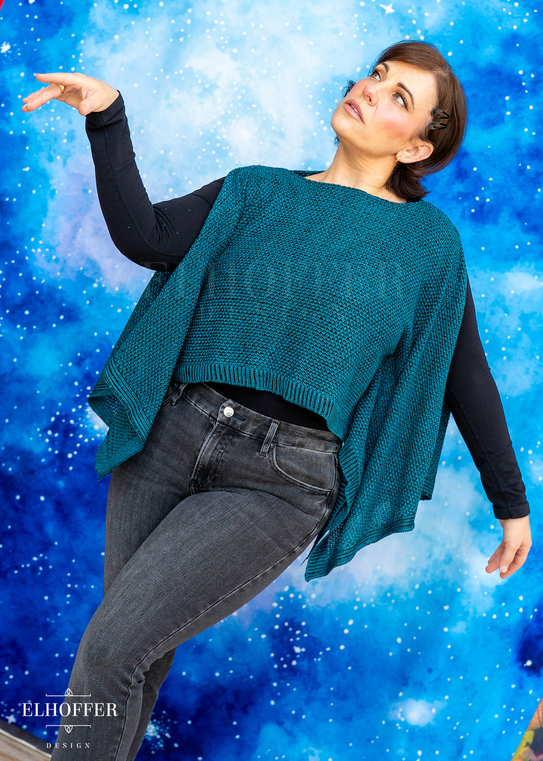 Essential Handmade Goddess Top - Runic Teal
