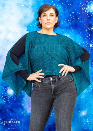 Essential Handmade Goddess Top - Runic Teal