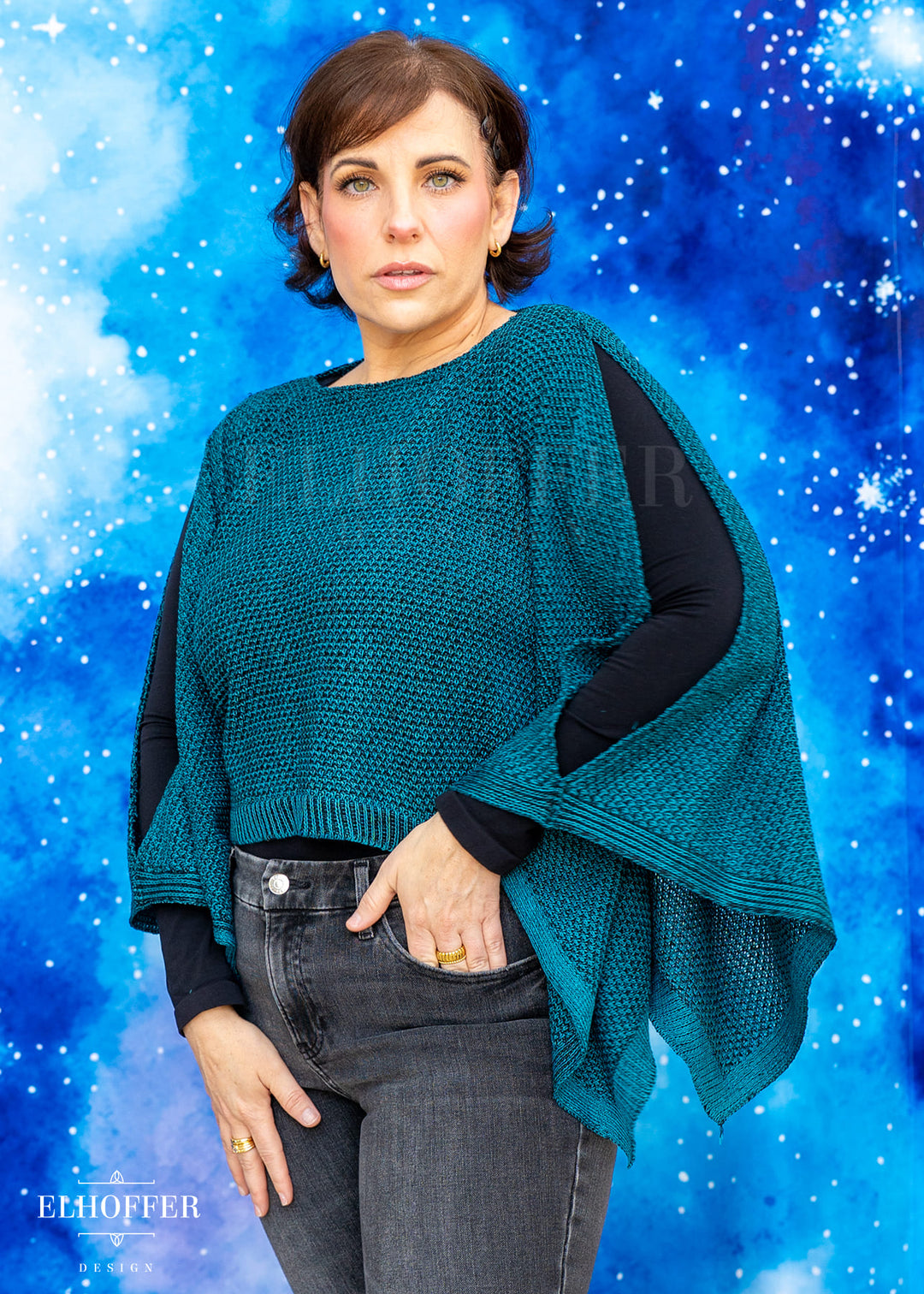 Essential Handmade Goddess Top - Runic Teal