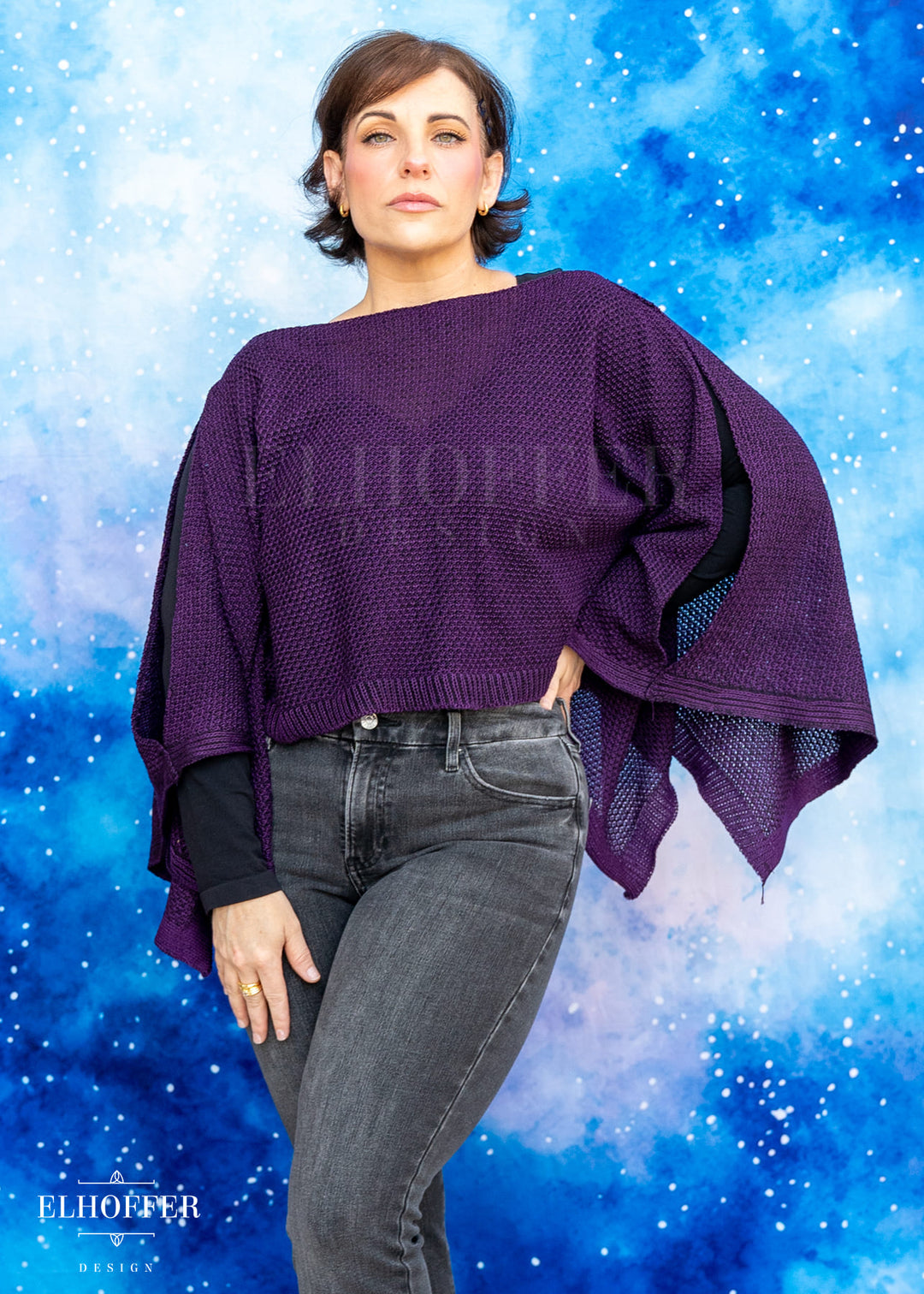 Essential Handmade Goddess Top - Sinister Purple
