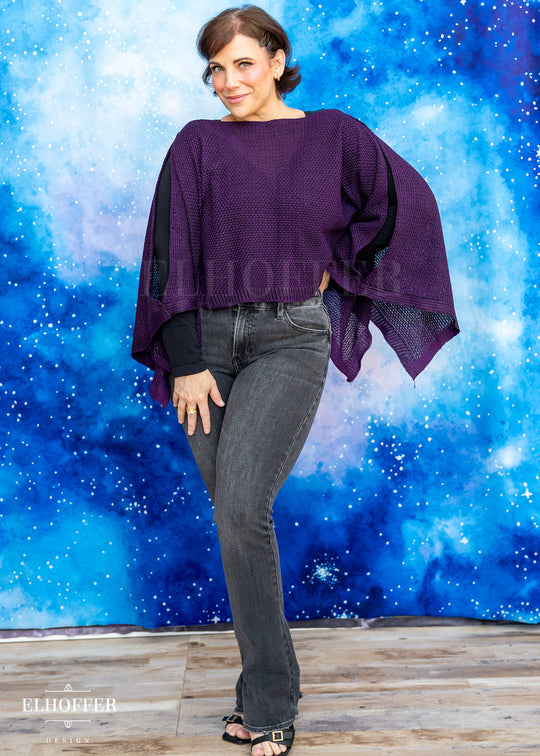 Essential Handmade Goddess Top - Sinister Purple