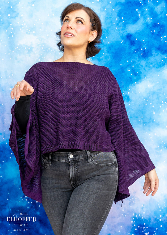 Essential Handmade Goddess Top - Sinister Purple