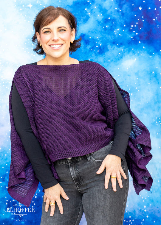 Essential Handmade Goddess Top - Sinister Purple