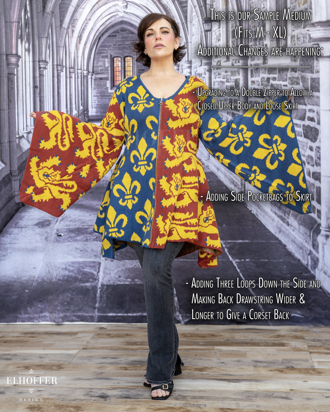 PREORDER - No Kings Coat - Lion Heraldry