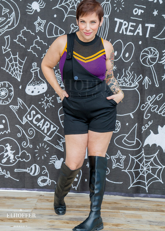 Essential Taurus Overalls - Black Ponte