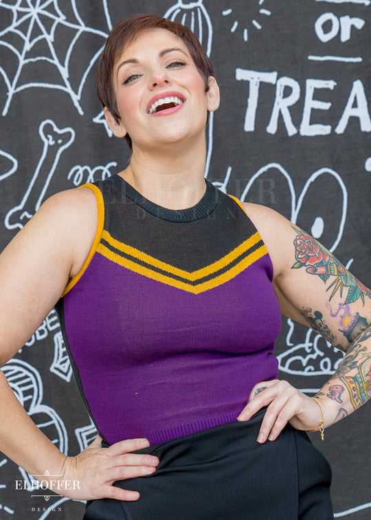 Caped Oracle Crop Top