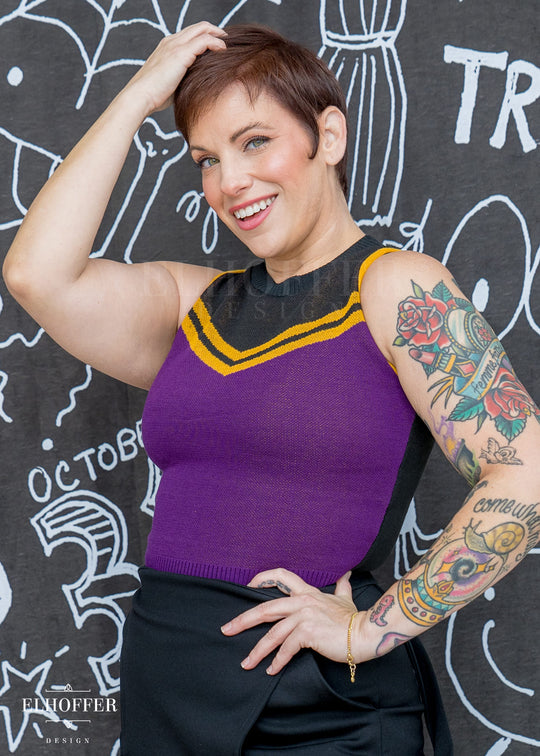 Caped Oracle Crop Top