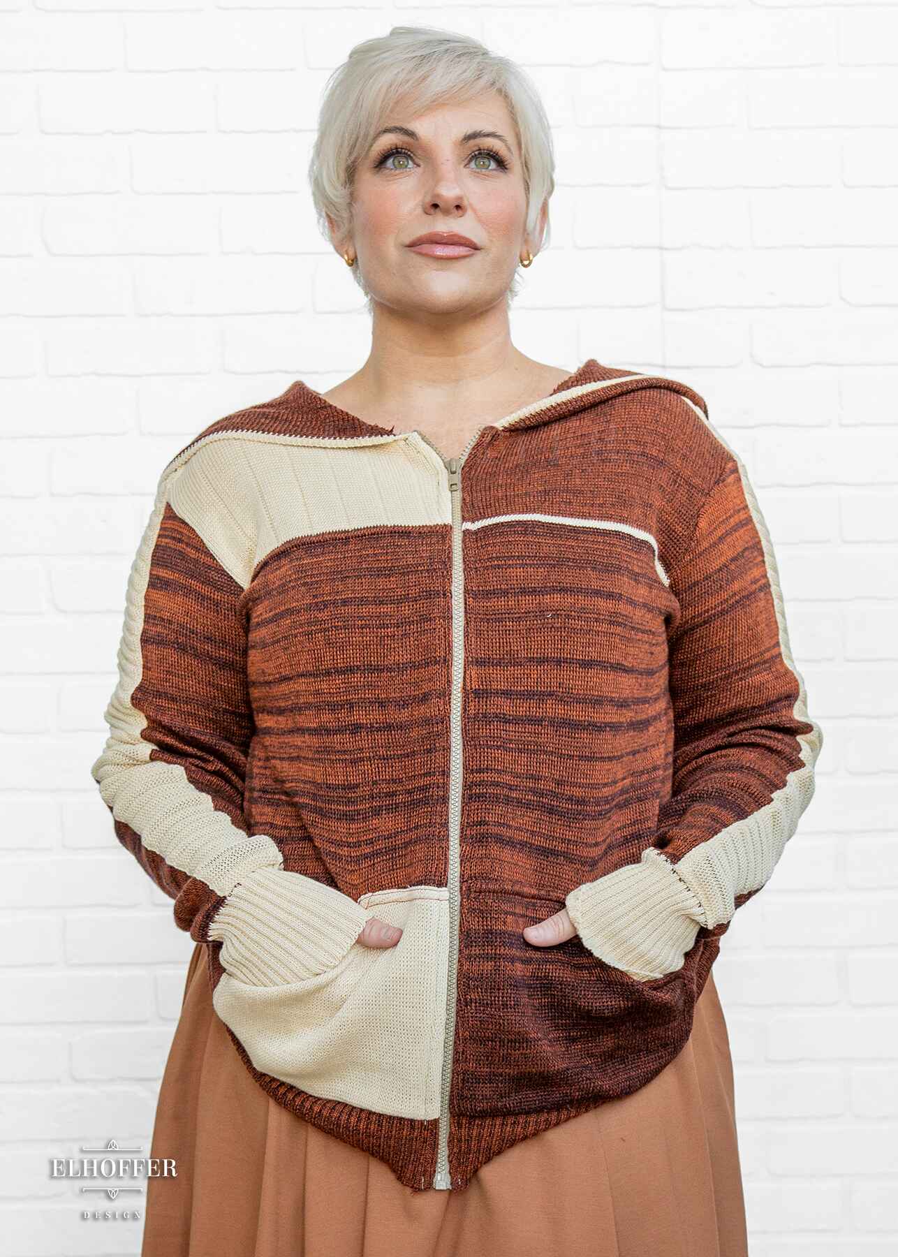 Galactic Outpost Unisex Hoodie - Rebellion Rust