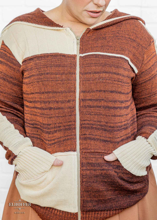 Galactic Outpost Unisex Hoodie - Rebellion Rust