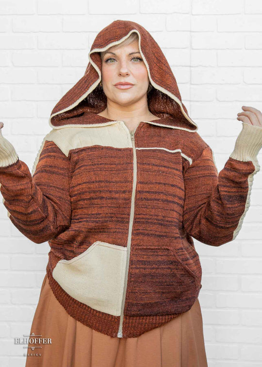 Galactic Outpost Unisex Hoodie - Rebellion Rust