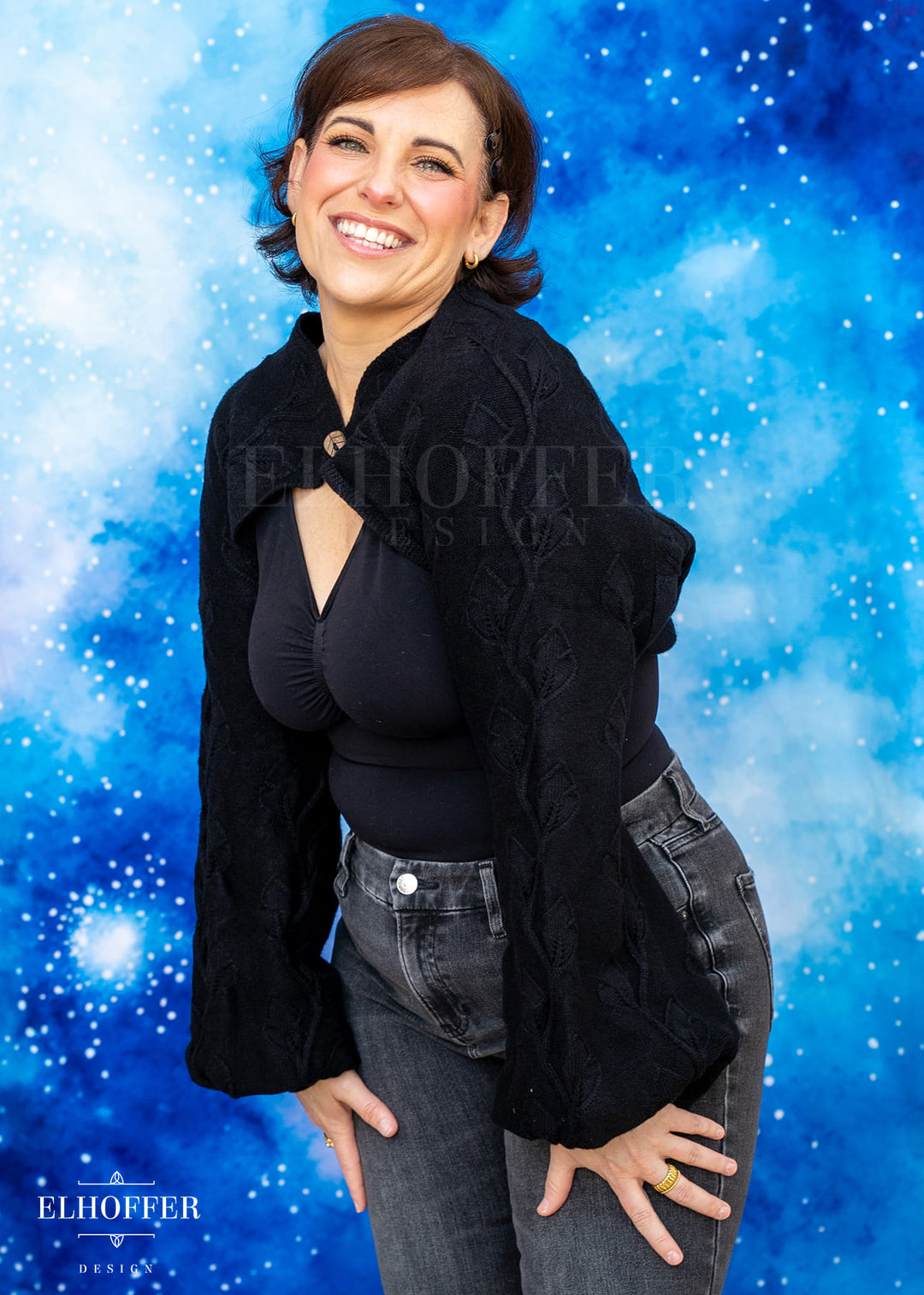 PREORDER - Elevensies Rosie Shrug - Wraith Black
