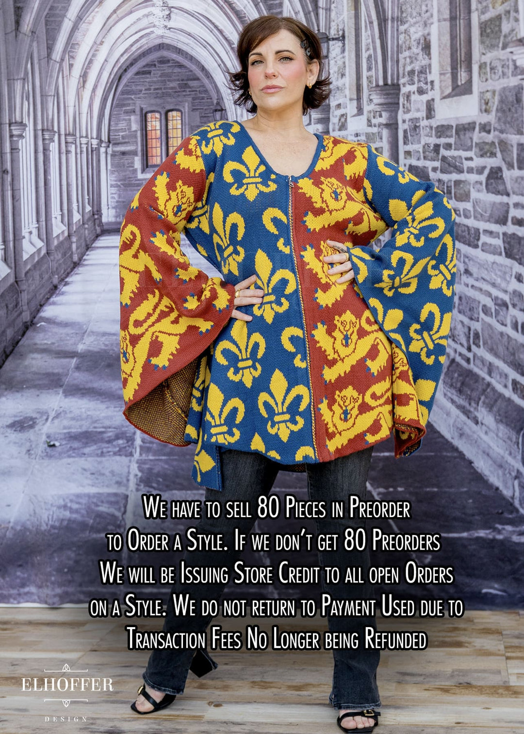 PREORDER - No Kings Coat - Lion Heraldry
