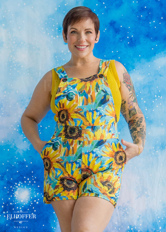 Essential Taurus Overalls - Impressionist Sunflower