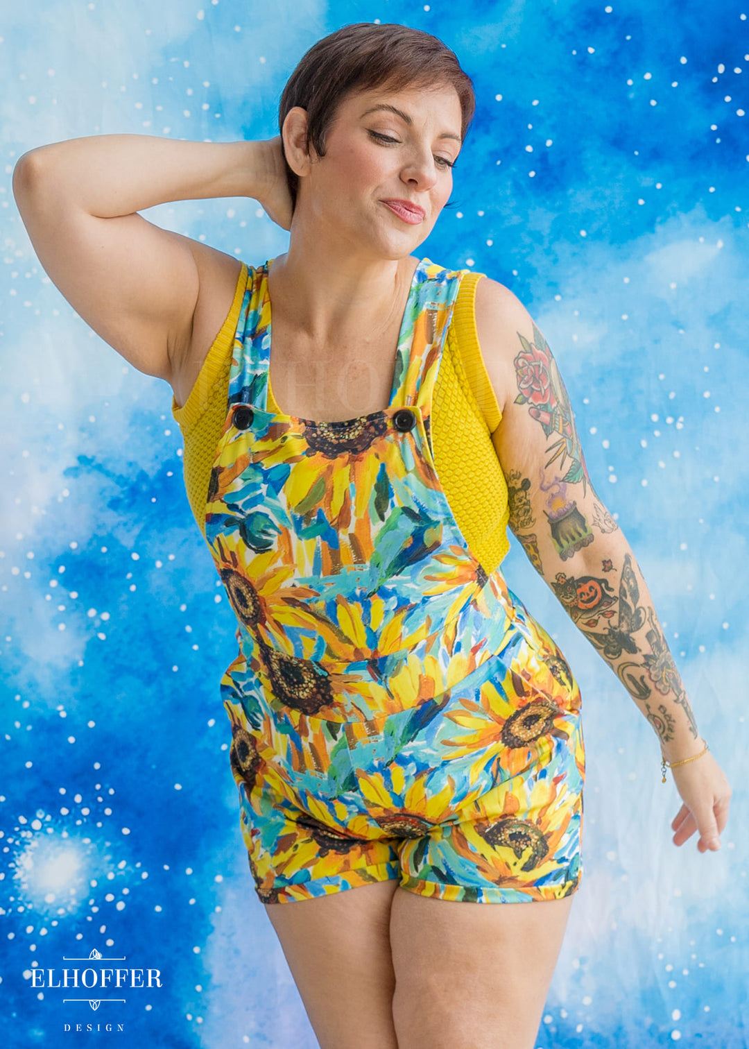 Essential Taurus Overalls - Impressionist Sunflower