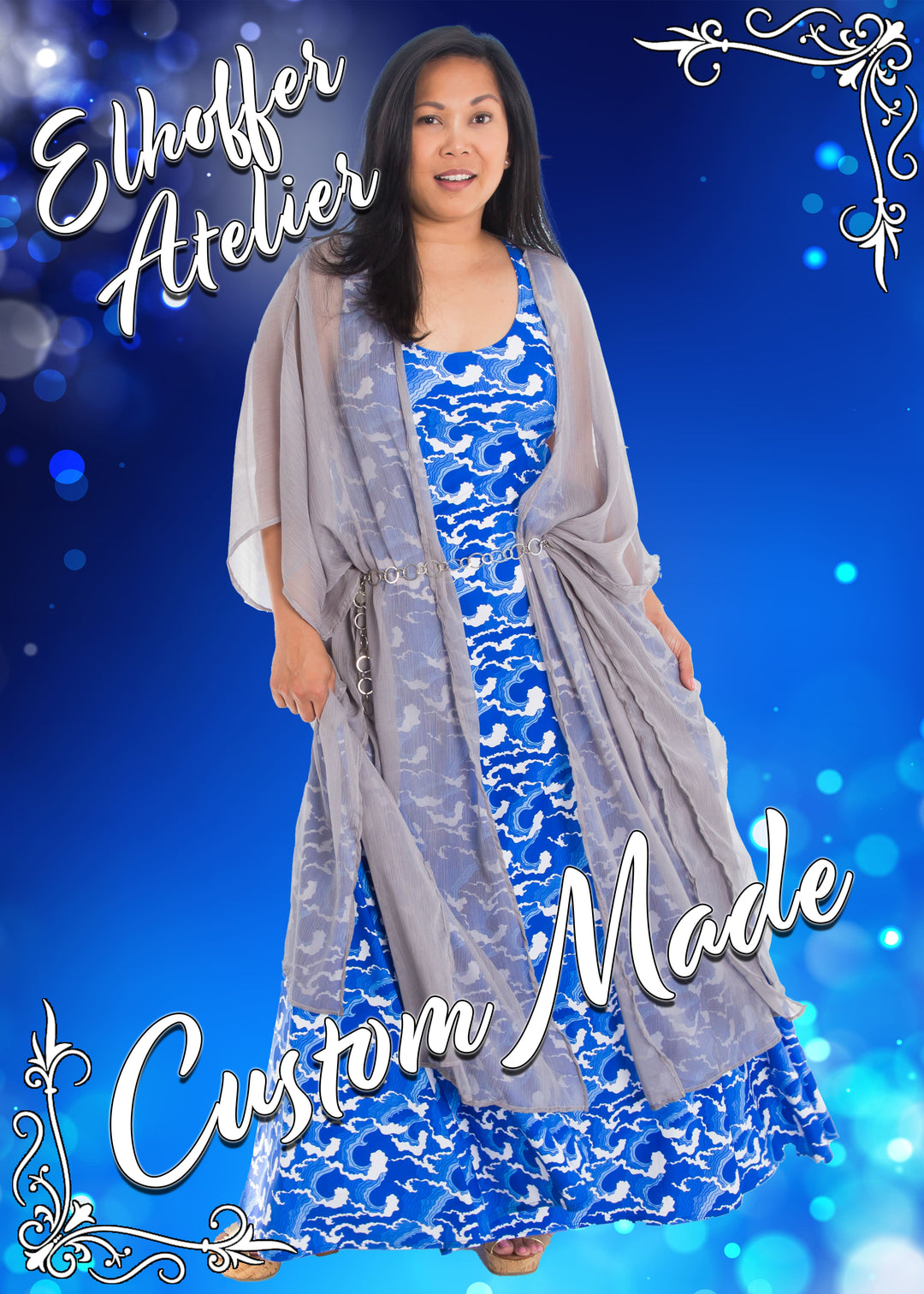Elhoffer Atelier - Custom Open Front Coverup - Made to Order