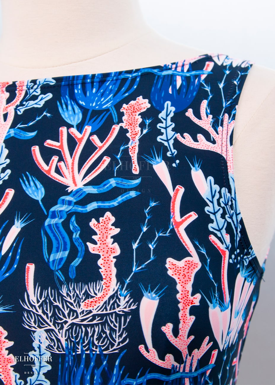 Essential Aquarius Knee Length Dress - Barrier Reef