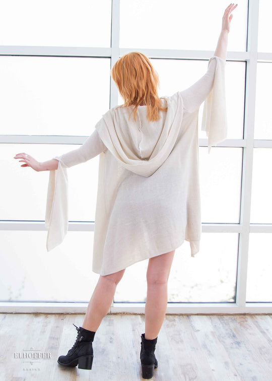 Essential Sunset Longline Cardigan - Ivory Wizard