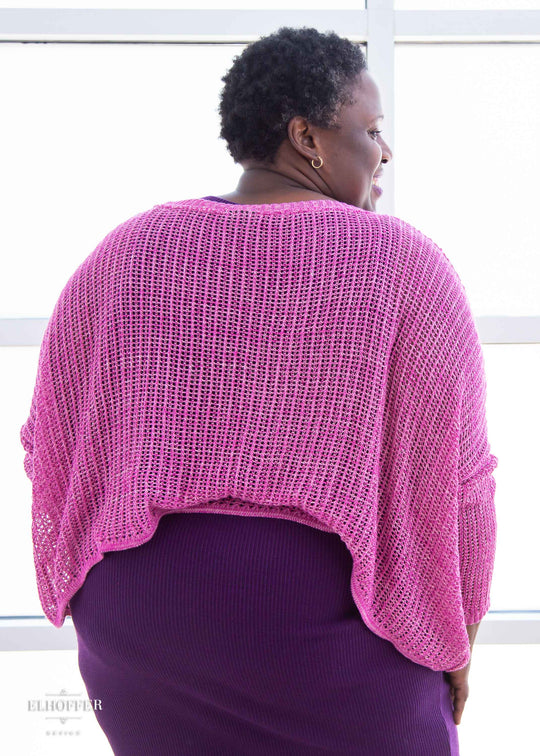 Essential Delirium Oversize Crop - Bubblegum Pink