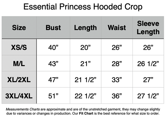 Retired - Essential Princess Hooded Crop Top - Soft Cobalt Retired