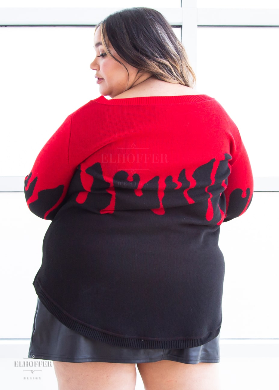PREORDER - Blood Drip Oversize Sweater