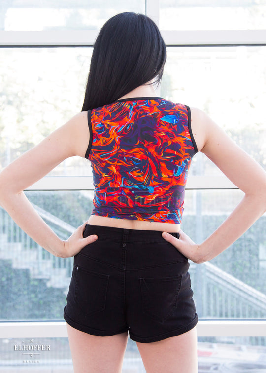 Essential Buffy Crop Top - Phoenix Flame