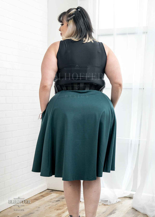 Essential Katie Lynn Skirt - Spruce Ponte