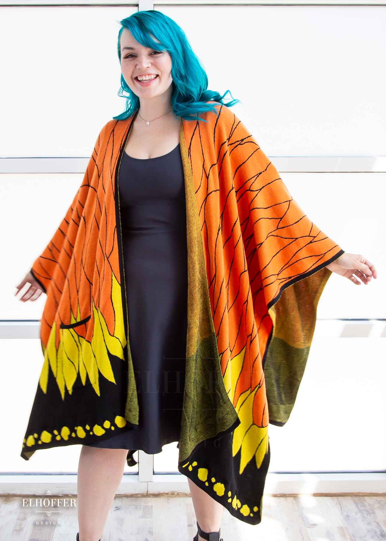 Essential Monarch Butterfly Poncho Cape