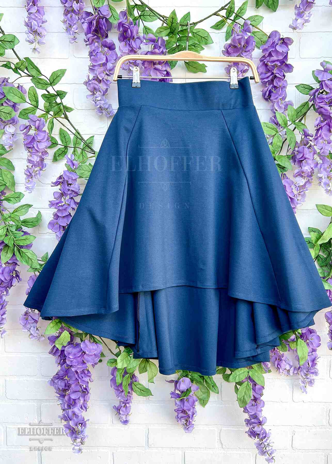 Essential Katie Lynn Skirt - Dark Denim Ponte