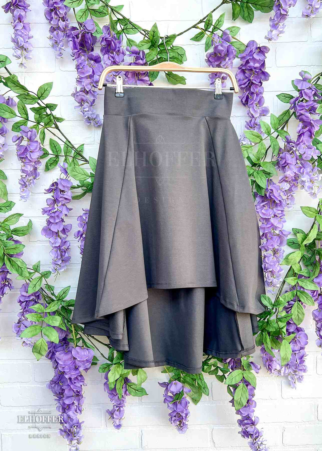 Essential Katie Lynn Skirt - Gunmetal Ponte