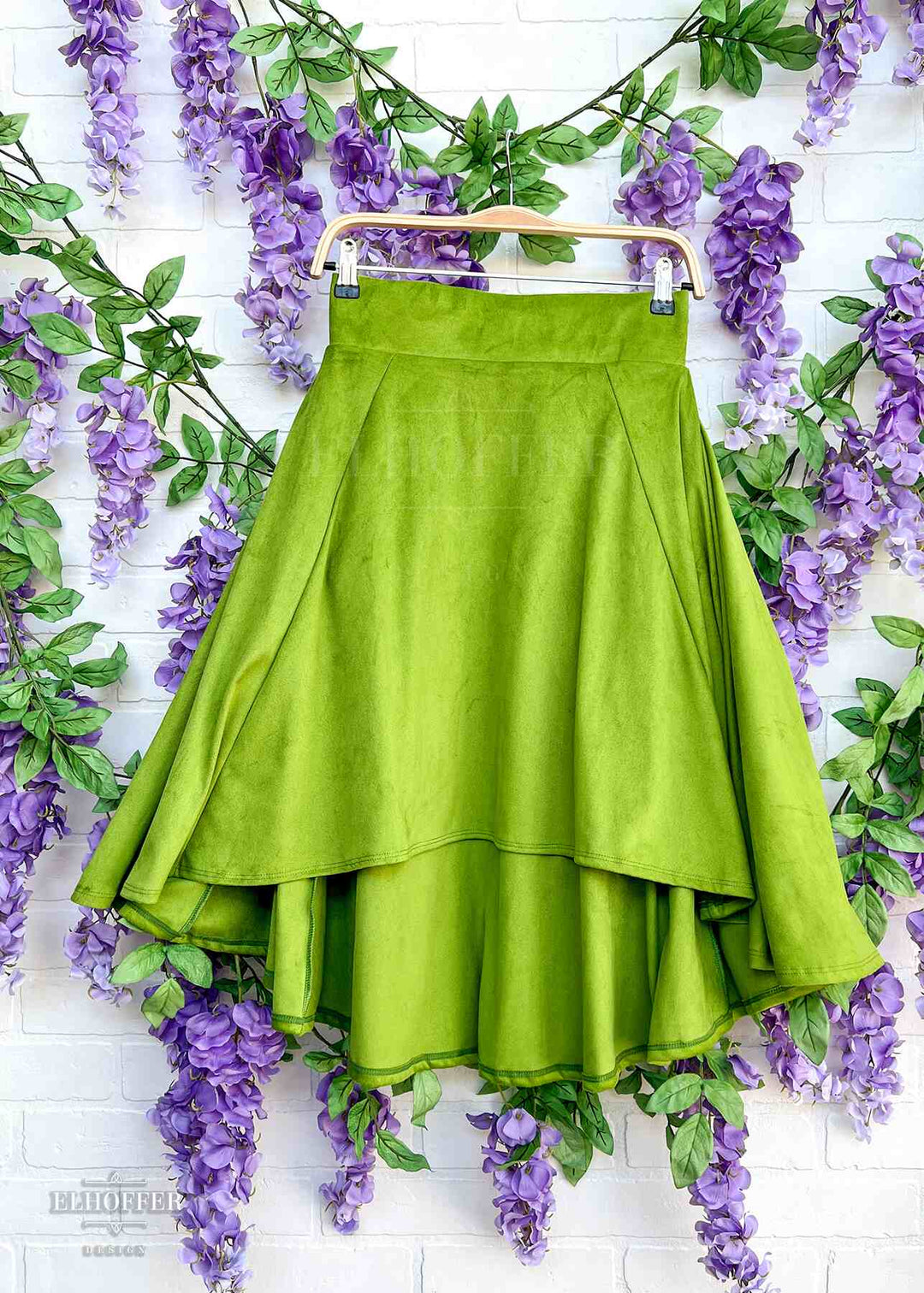 Essential Katie Lynn Skirt - Avocado Suede