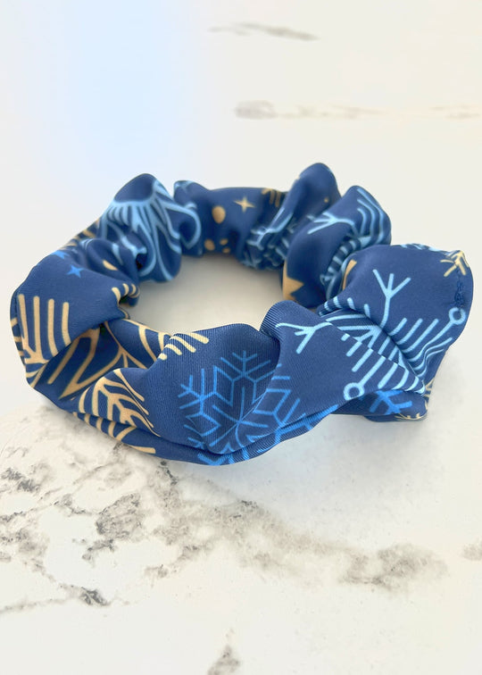 Snowflakes Scrunchie