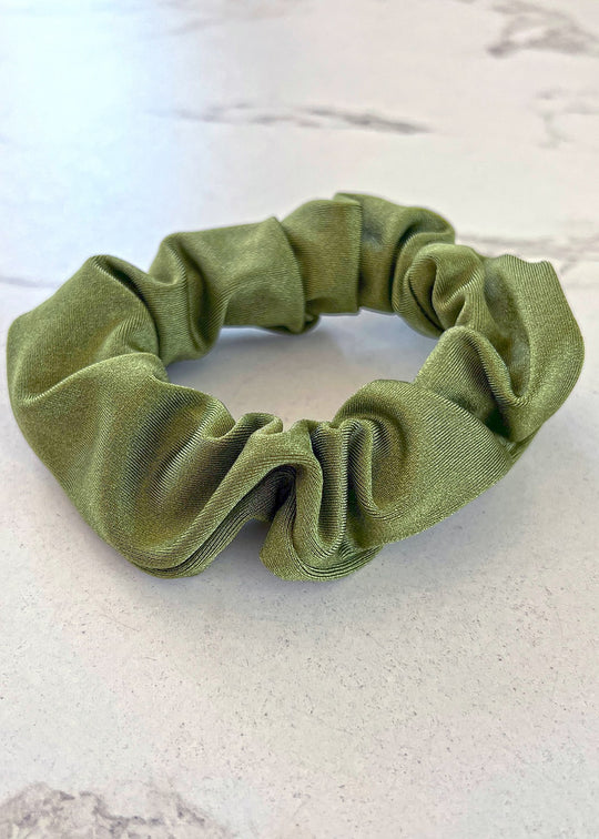 Olive Green Scrunchie