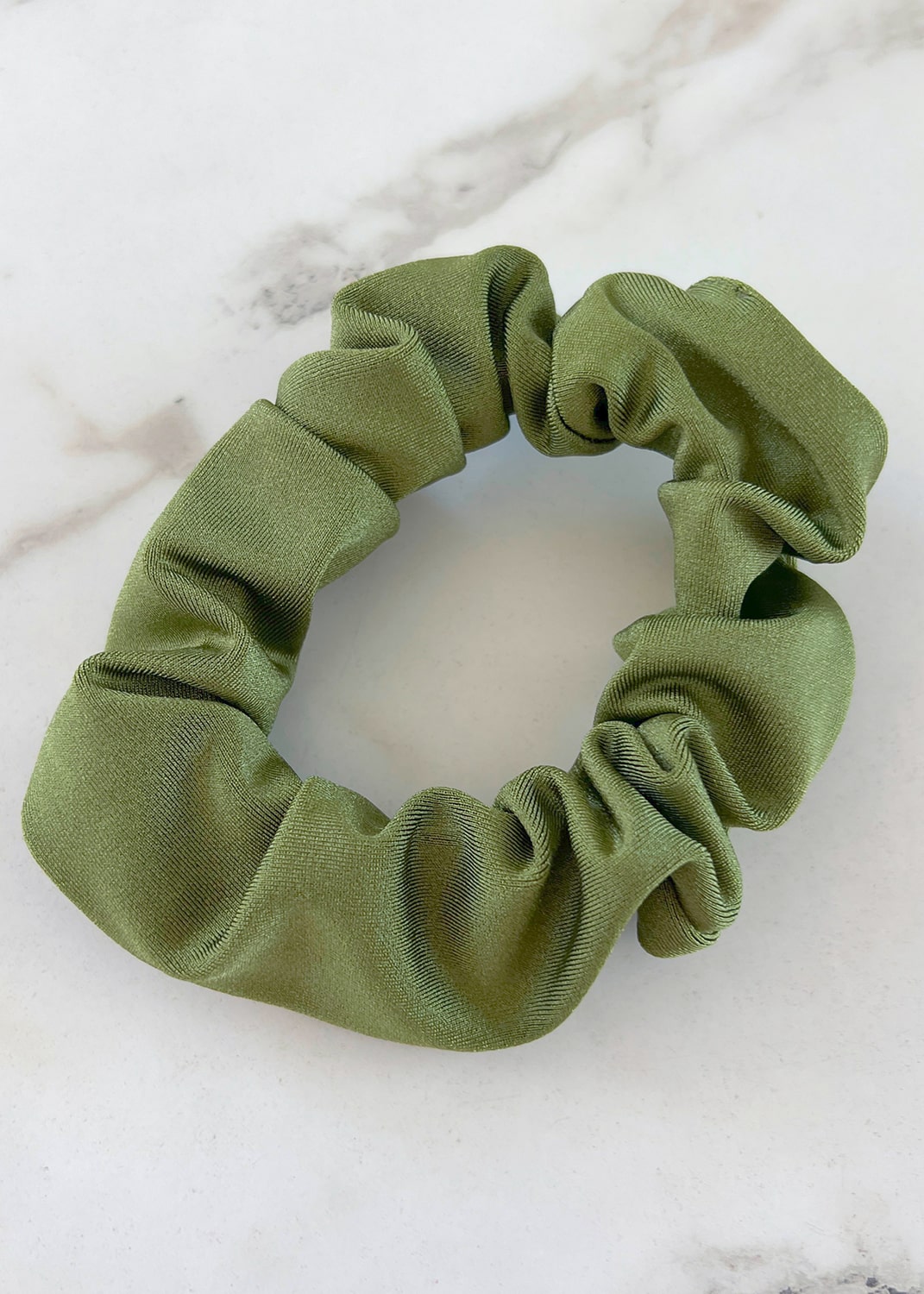 Olive Green Scrunchie