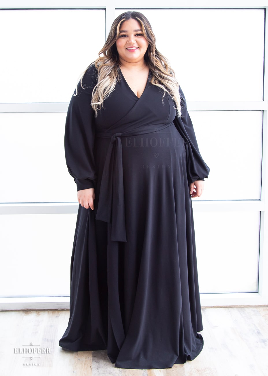 Essential Kat Dressing Gown - Noir