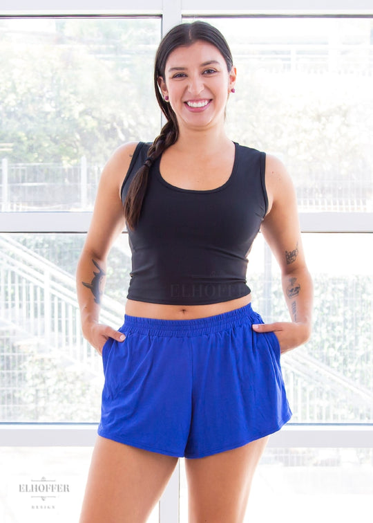 Essential Cozy Lounge Short - Cobalt