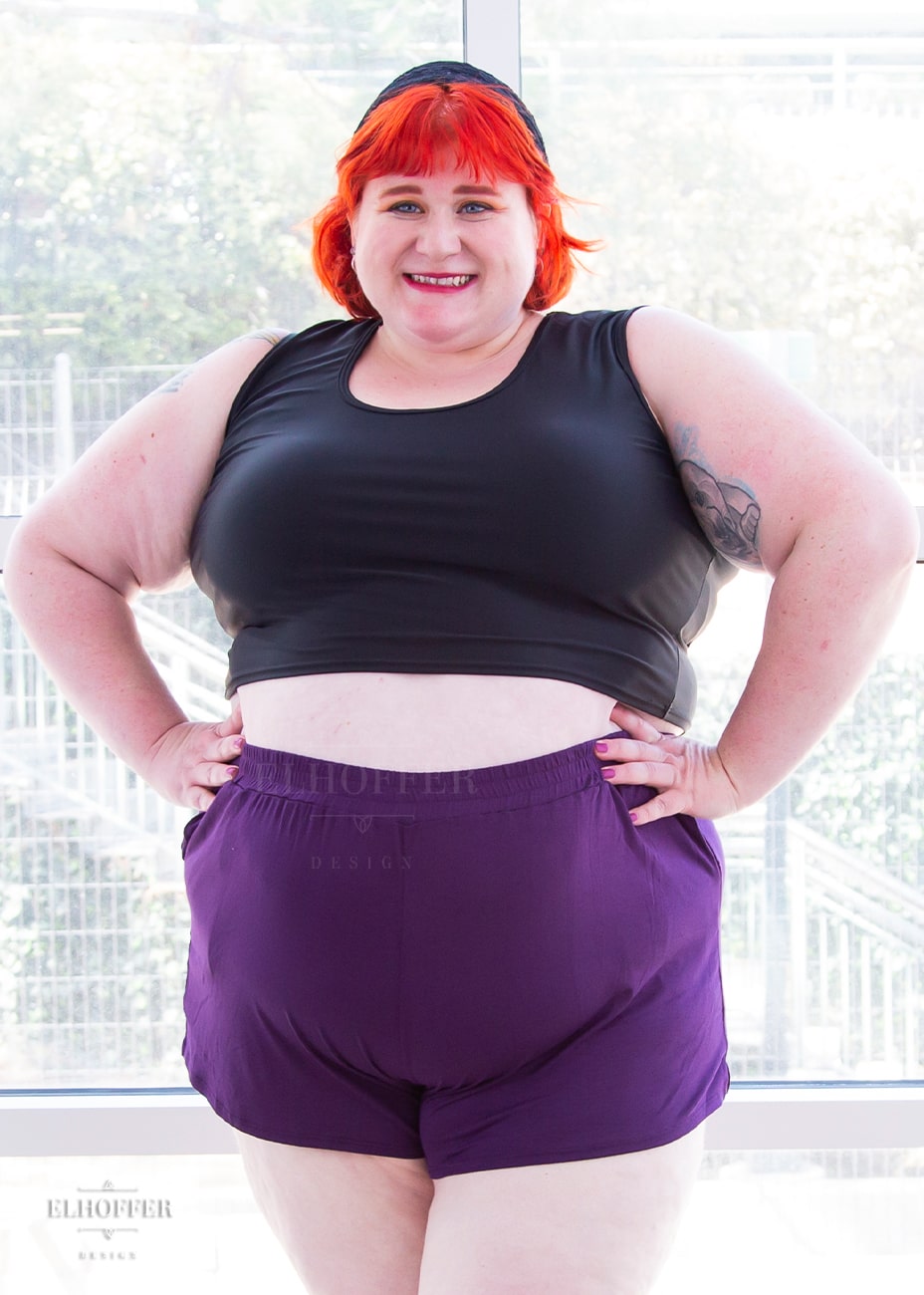 Essential Cozy Lounge Short - Deception Purple Bottoms