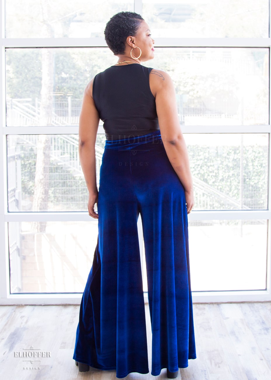 Essential Peggy Pant - Sapphire Velvet