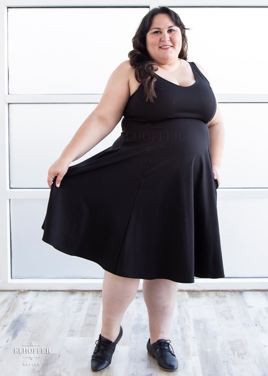 Essential Virgo Dress - Black Ponte