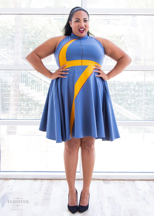 Marvelous Bolt Zipup Dress